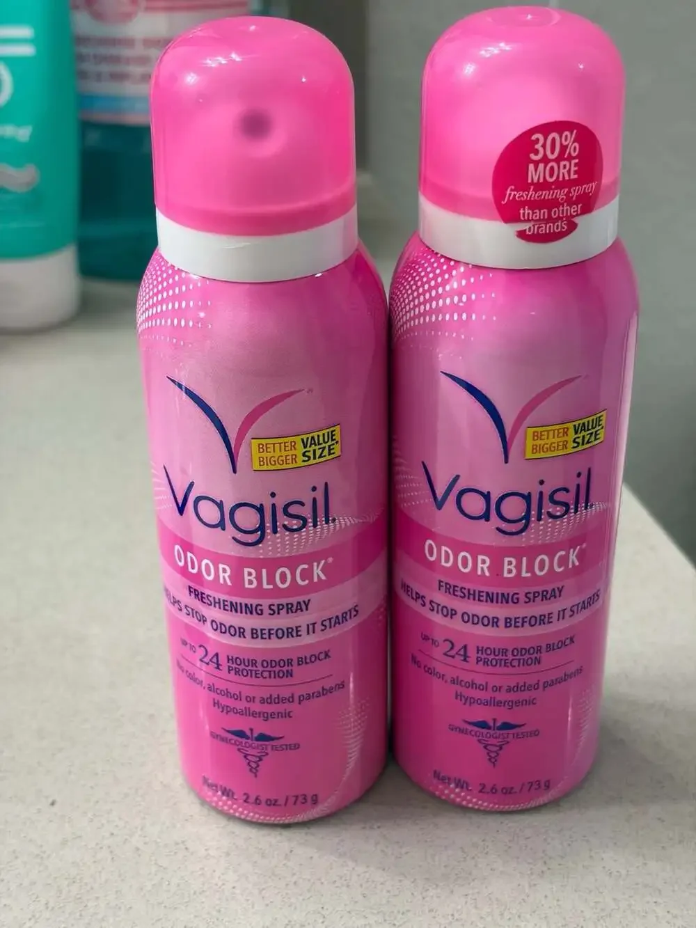 Vagisil Odor Block Daily Freshening Spray, 2.6 oz (Set of 2)